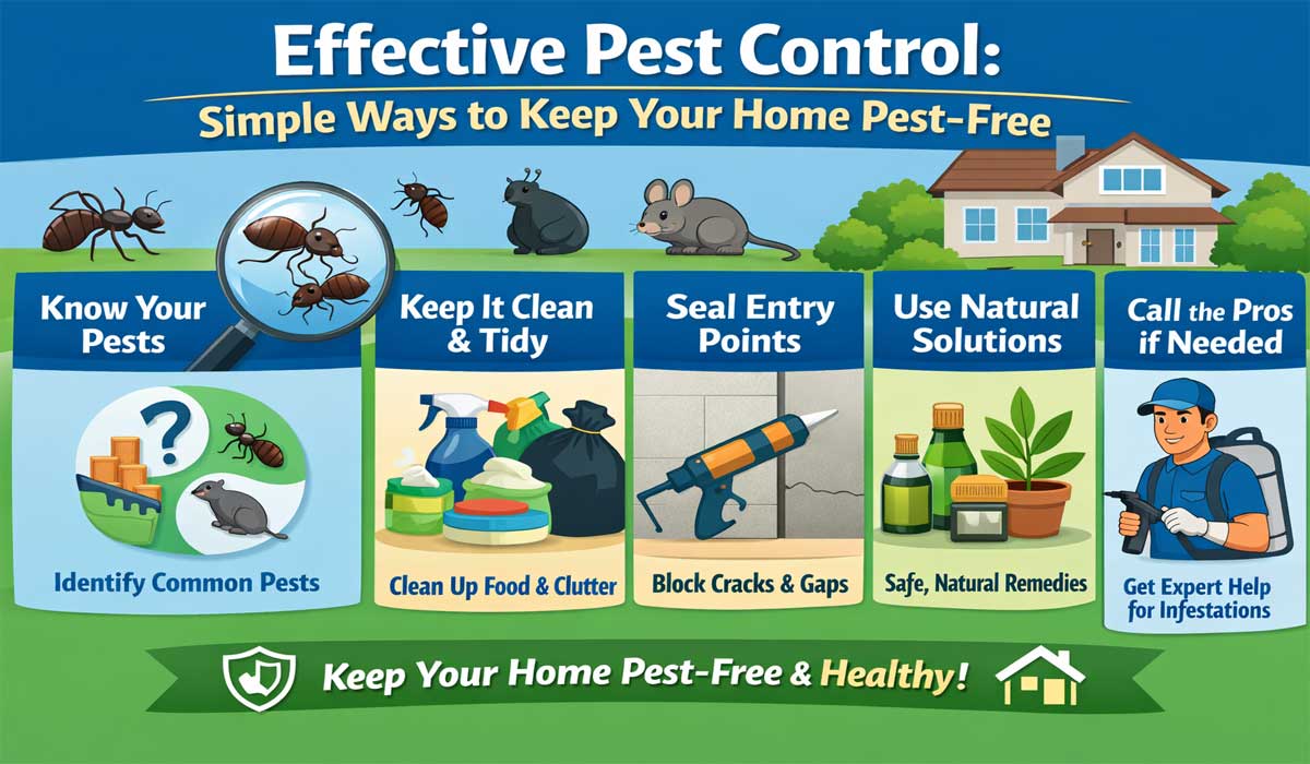 Effective Pest Control: Simple Ways To Keep Your Home Pest-Free