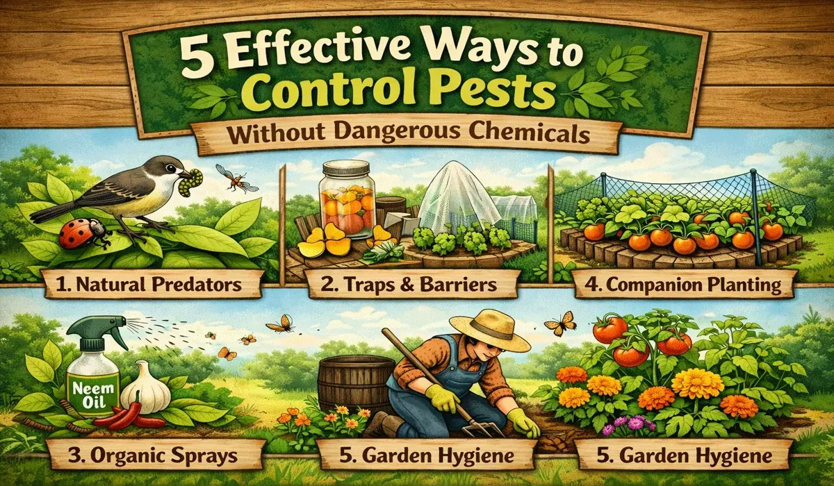 5 Effective Ways to Control Pests Without Dangerous Chemicals