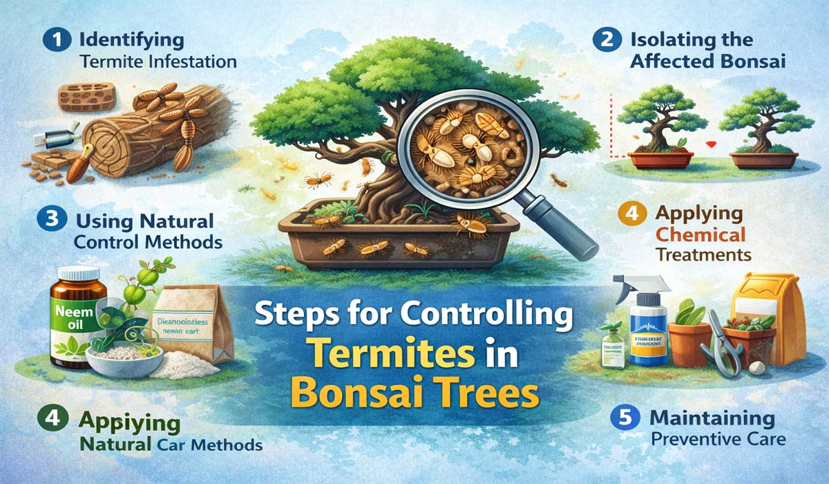 Steps for Controlling Termites in Bonsai Trees Steps for Controlling Termites in Bonsai Trees