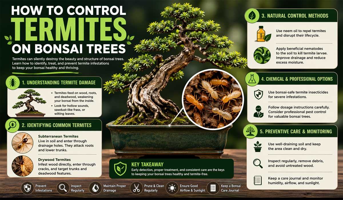 How to Control Termites on Bonsai Trees